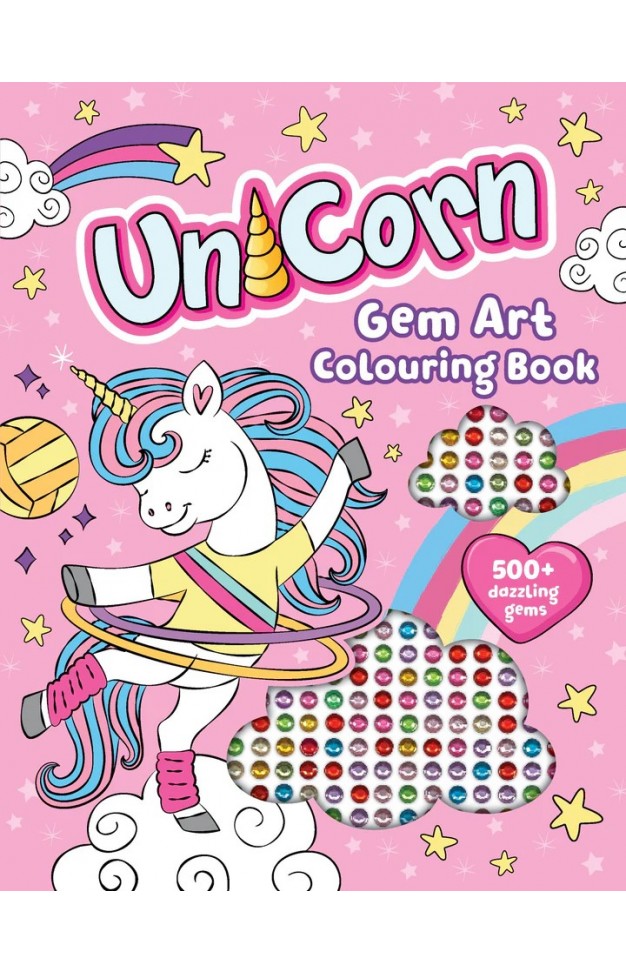 Gem Art Colouring Book Unicorn